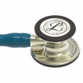 Littmann Stethoscope Cardiology IV 6190 Champagne-Finish Chestpiece Caribbean Blue Tube